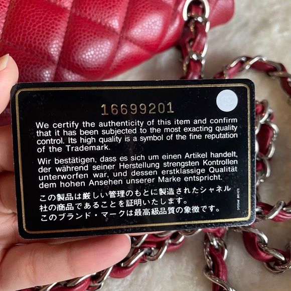 Chanel Caviar Red Jumbo SHW - Picture 11 of 11